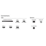 Philips 50PUS8009/12 4K Ambilight TV 50" Ultra HD Led Zwart, HDMI, USB 2.0, Audio, LAN, Wifi