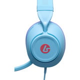 PowerA LucidSound LS10 bedrade gamingheadset - Oceaangolven over-ear gaming headset Lichtblauw/paars, PlayStation 5, PlayStation 4, Xbox Series X|S, Xbox One, PC, mobiel