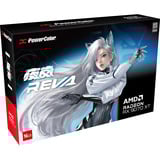 PowerColor Radeon RX 9070 XT Hellhound REVA16GB Limited Edition grafische kaart Wit/zwart, RDNA4, GDDR6, 3x DisplayPort, 1x HDMI