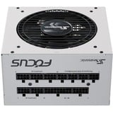 Seasonic FOCUS GX-850 ATX2.4 WHITE, 850 Watt voeding  Wit, 6x PCIe, Kabel-Management