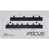 Seasonic FOCUS GX-850 ATX2.4 WHITE, 850 Watt voeding  Wit, 6x PCIe, Kabel-Management