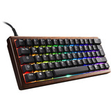 SKILLER SGK50 S4 Gen2 Wood PBT RGB mechanisch gaming toetsenbord