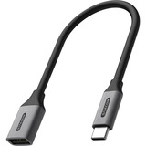 Sitecom USB-C naar USB-A Adapter met kabel Zwart