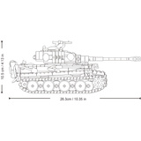 Sluban ModelBricks - Tiger E-S Heavy Tank Constructiespeelgoed Schaal 1:35