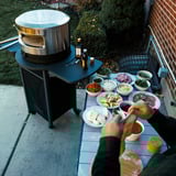 Solo Stove Pizza-Ovenwagen grillonderstel Zwart