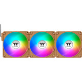 Thermaltake CT120 EX ARGB Sync PC Cooling Fan Gravel Sand (3-Fan Pack) case fans Lichtbruin, 3 stuks, 120 x 120 x 25 mm, PWM
