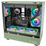 Thermaltake CT140 EX Reverse ARGB Sync PC Cooling Fan - Matcha Green (3-Fan Pack) case fan Lichtgroen, 4-pin PWM