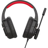 Trust GXT 448 Nixxo Illuminated gaming headset Zwart/rood, 24030, Pc