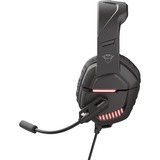 Trust GXT 448 Nixxo Illuminated gaming headset Zwart/rood, 24030, Pc
