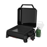 Weber SLATE GP Premium Griddle 43 cm Plancha gasbarbecue  Zwart, Portable Griddle | anti-aanbaklaag | verstelbare poten | 260 °C en hoger