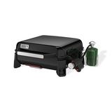 Weber SLATE GP Premium Griddle 43 cm bakplaat gasbarbecue  Zwart, Portable Griddle | anti-aanbaklaag | verstelbare poten | 260 °C en hoger