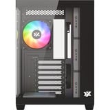 XYZ PC Gear Tesseract X midi tower behuizing Zwart | 2x USB-A | 1x USB-C | Tempered Glass