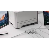 goobay USB-C Multiport Adapter HDMI 4k30Hz + PD 60W Aluminium, HDMI | USB | CR | RJ45 | PD