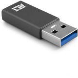 ACT Connectivity USB-A naar USB-C adapter Donkergrijs