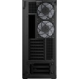 ARCTIC Xtender VG (Mirror Black) midi tower behuizing Zwart | 2x USB-A | 1x USB-C | RGB | Tempered Glass