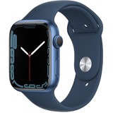 Apple Watch S7 smartwatch blauw, 45mm, sportarmband, aluminium behuizing