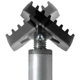 BESSEY Plafond‑ en montagesteun STE250 met pompgreep Zilver/rood