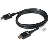 Club 3D Ultra High Speed HDMI 2.1 Gecertificeerde kabel Zwart, 2 meter, 4K 120Hz, 8K 60Hz, 48Gbps