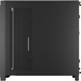 Corsair FRAME 4000X RS midi tower behuizing Zwart | 2x USB-A | 1x USB-C | RGB | Tempered Glass