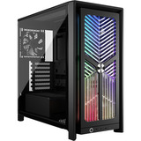 Corsair  midi tower behuizing Zwart | 2x USB-A | 1x USB-C | RGB | Window