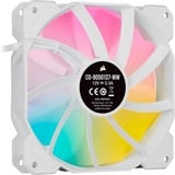 Corsair iCUE SP120 RGB ELITE Performance + Lighting Node CORE case fan Wit, 3 stuks, 4-pins PWM fan-connector