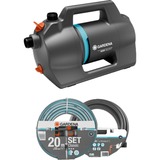 GARDENA Besproeiingspomp 4100 Silent set Donkergrijs/turquoise,  550 Watt