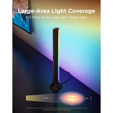 Govee RGBWIC TV Light Bar led bar Zwart, voor 45-70 inch TVs, 2 stuks, 2,4GHz wifi