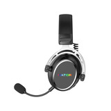 Hator Hypergang 3 Wireless over-ear gaming headset Zwart, RGB, 2.4GHz / Bluetooth / USB