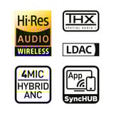 Hator Hypergang 3 Wireless over-ear gaming headset Zwart, RGB, 2.4GHz / Bluetooth / USB