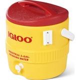 Igloo 400 Series Barrel 3 Gallon, 11,4 liter drankdispenser Geel/rood