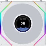 Lian Li UNI FAN TL LCD FLEX 120 Wireless RGB case fan Wit, 124 x 120 x 28 mm, PWM