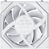 Lian Li UNI FAN TL LCD FLEX 120 Wireless RGB case fan Wit, 124 x 120 x 28 mm, PWM
