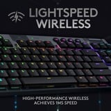 Logitech G915 TKL, gaming toetsenbord US lay-out, GL Clicky, RGB, GL Clicky
