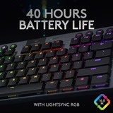Logitech G915 TKL, gaming toetsenbord US-International, GL Clicky, RGB, GL Clicky