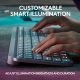 Logitech MX Keys S Advanced toetsenbord Wit, US-International lay-out (QWERTY)