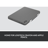 Logitech Rugged Combo 4 voor iPad (10e generatie) , toetsenbord Zwart, EU lay-out (QWERTY)