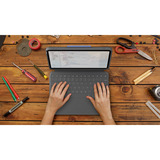 Logitech Rugged Folio for iPad (10e generatie & A16) toetsenbord Zwart, UK lay-out (QWERTY), 80% (TKL)