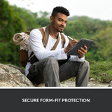 Logitech Rugged Folio for iPad (10e generatie & A16) toetsenbord Zwart, UK lay-out (QWERTY), 80% (TKL)