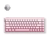 MCHOSE Ace 68 Turbo Full-aluminum Esports Hall Effect Keyboard, gaming toetsenbord Lichtroze, US lay-out, 65%, 16K, RGB, Hot swap, USB-C, Hall Effect Sensor