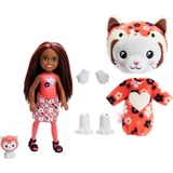 Mattel Barbie Cutie Reveal Chelsea - Costume Cuties Serie - Kitty Red Panda Pop 