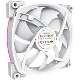 Montech RX140 PWM RGB case fan Wit, 140 x 25 x 140 mm, 3-pin ARGB