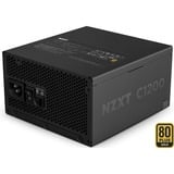 NZXT C1200 Gold ATX 3.1 modulaire 1200 watt voeding  Zwart, 1x 12V-2x6, 3x PCIe
