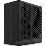 NZXT C1200 Gold ATX 3.1 modulaire 1200 watt voeding  Zwart, 1x 12V-2x6, 3x PCIe