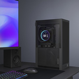 NZXT NZXT H2 Flow (2026) mini tower behuizing Zwart | 2x USB-A | 1x USB-C | Window