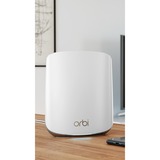 Netgear RBK352 Orbi WiFi 6 Dual-band Mesh Systeem mesh router Wit/zilver, 1x Router (RBR350), 1x Satelliet (RBS350), Dekking tot 325 m²