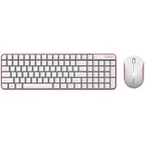 Qware Waterford draadloze combo desktopset Roze, EU lay-out (QWERTY), Membraan, 100%, 1500 DPI