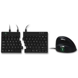 R-Go Tools Premium Combo - QWERTY (US), desktopset Zwart, US lay-out, 500 - 3500 dpi