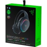 Razer Barracuda X Chroma over-ear gaming headset Zwart, USB-Dongle, Bluetooth