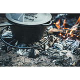 The Windmill Onderzetter Zwart, 22 cm, Gepoedercoat staal