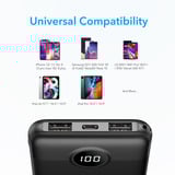 VEGER L10 powerbank 10.000mAh Zwart